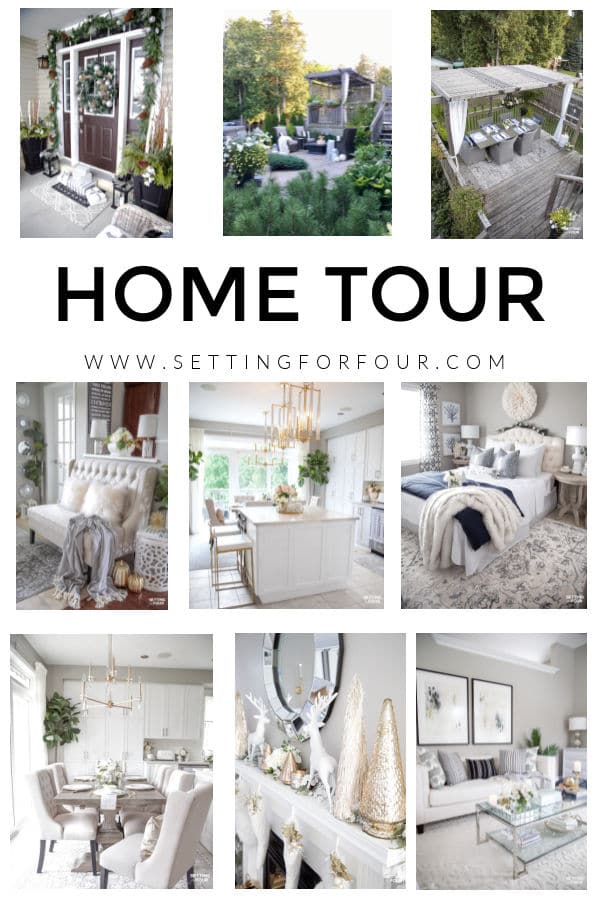 Home Tour! Interior Design and decor ideas. Kitchen, living room, dining room, porch, landscaping, patio, deck and more!