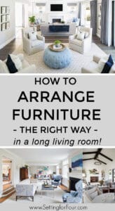 How To Arrange Furniture In A Long Living Room- furniture layout ideas.