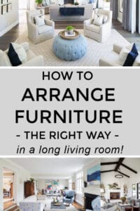 How To Arrange Furniture In A Long Living Room- furniture layout ideas.