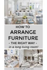 How To Arrange Furniture In A Long Living Room- furniture layout ideas.