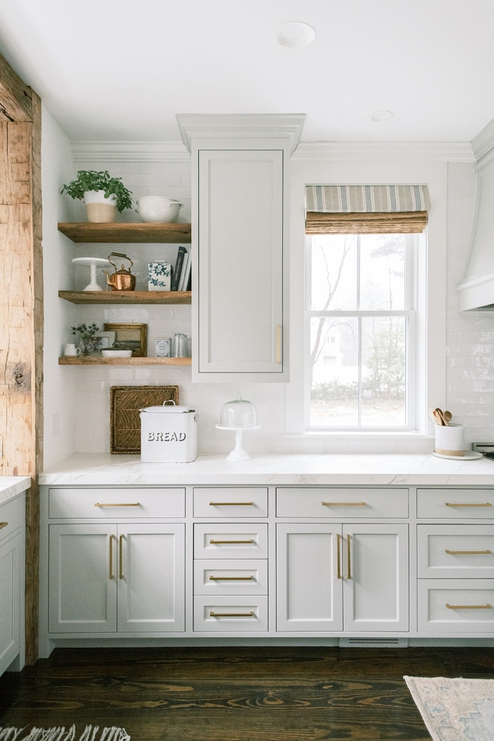 Kitchen cabinet color SW Repose Gray