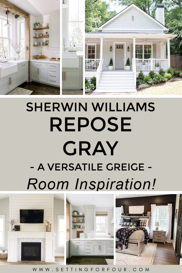SW Repose Gray Room Inspiration and paint review! 