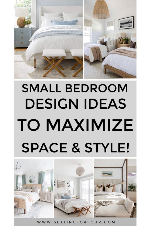 Small Bedroom Ideas To Maximize Space & Style - Setting For Four Interiors