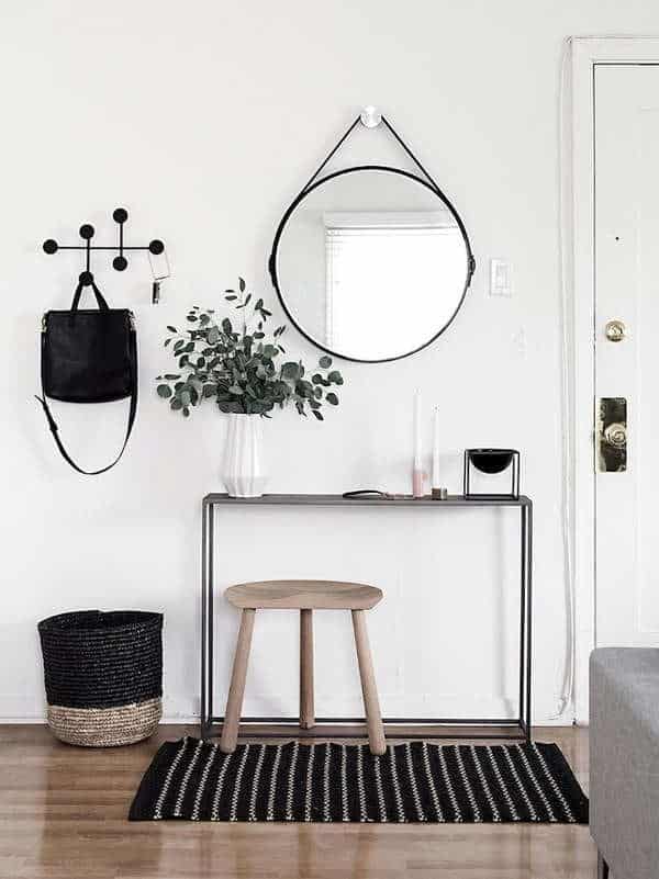 No Entryway Interior Design Solutions - How to create an entryway from an expert designer.