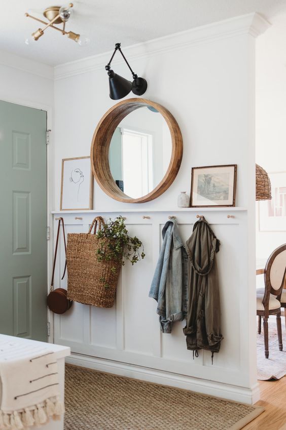 No Entryway, No Mudroom - Storage and Organization Ideas for coats, purse, backpacks