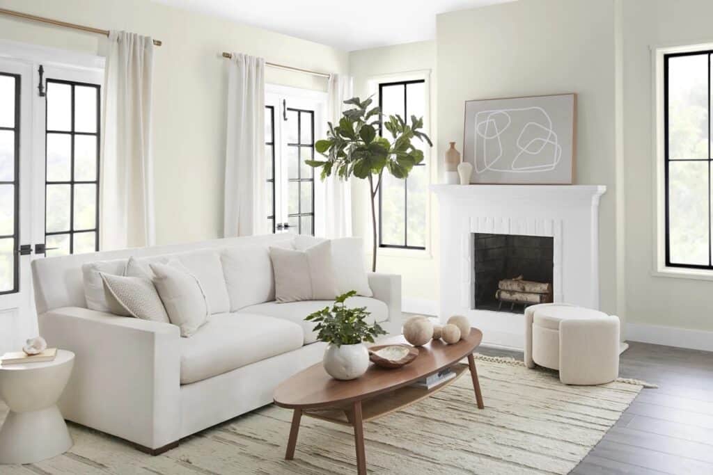 Behr Blank Canvas Living Room Paint Color