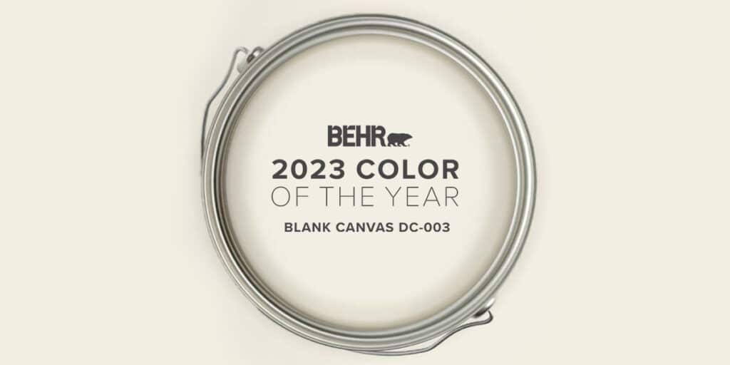 Behr Blank Canvas Color Of The Year 2023