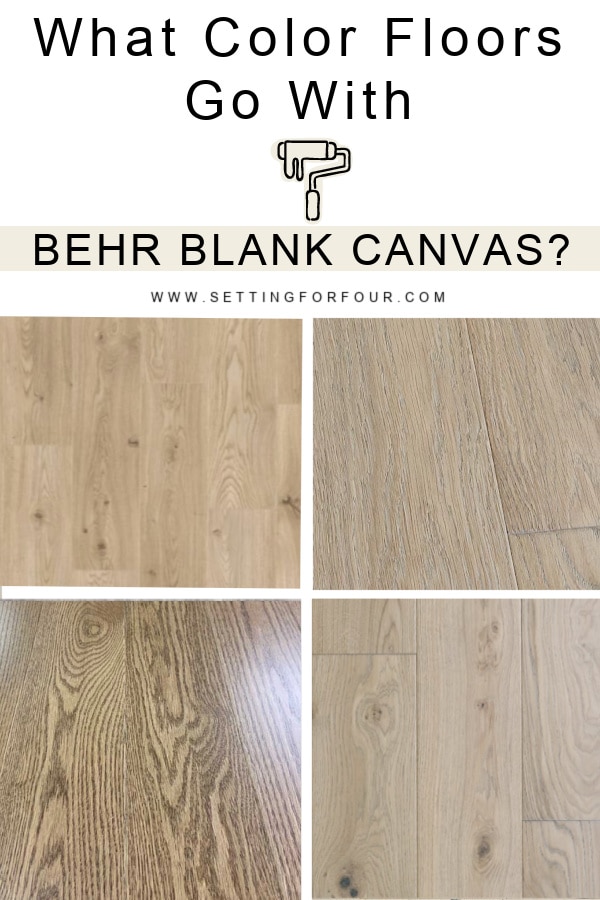 See the Flooring Colors That Coordinate with Behr Blank Canvas DC-003. Hardwood, tile colors. Interior design inspiration.
