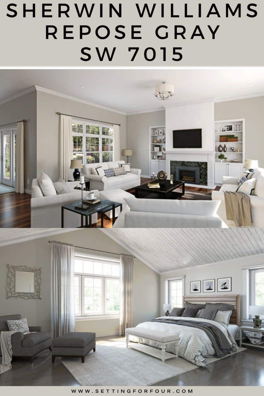 Sherwin Williams Repose Gray Paint Color Review From A True Color Expert, coordinating colors, undertones, color inspiration, greige, neutral, warm color palette, designer tips, 2025 trend, 2026 trends