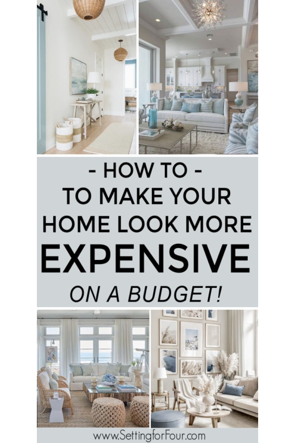 Inexpensive Ways to Make Your Home Look Expensive! Setting For Four