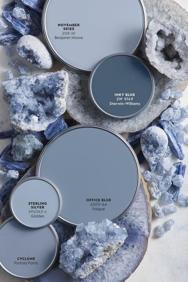 5 Sophisticated and Serene Blue Paint Colors - Setting For Four Interiors