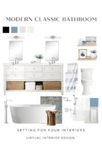 5 Sophisticated and Serene Blue Paint Colors - Setting For Four Interiors