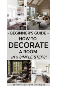 Step By Step Design Guide - How To Decorate A Room. Designer and True Color Expert. Virtual Interior Design and Paint Color Services