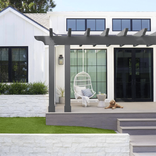 Behr Cracked Pepper Exterior Fence & Pergola Paint Color