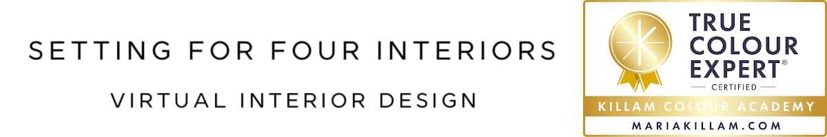 Virtual Interior Design Services - Setting For Four Interiors. Designer and True Color Expert.