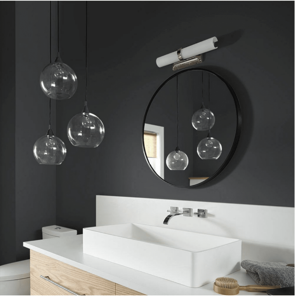 Behr Cracked Pepper Bathroom Wall Color 