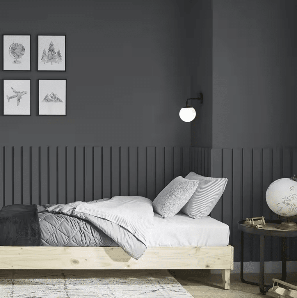 Behr Cracked Pepper Kids Bedroom Wall Color 