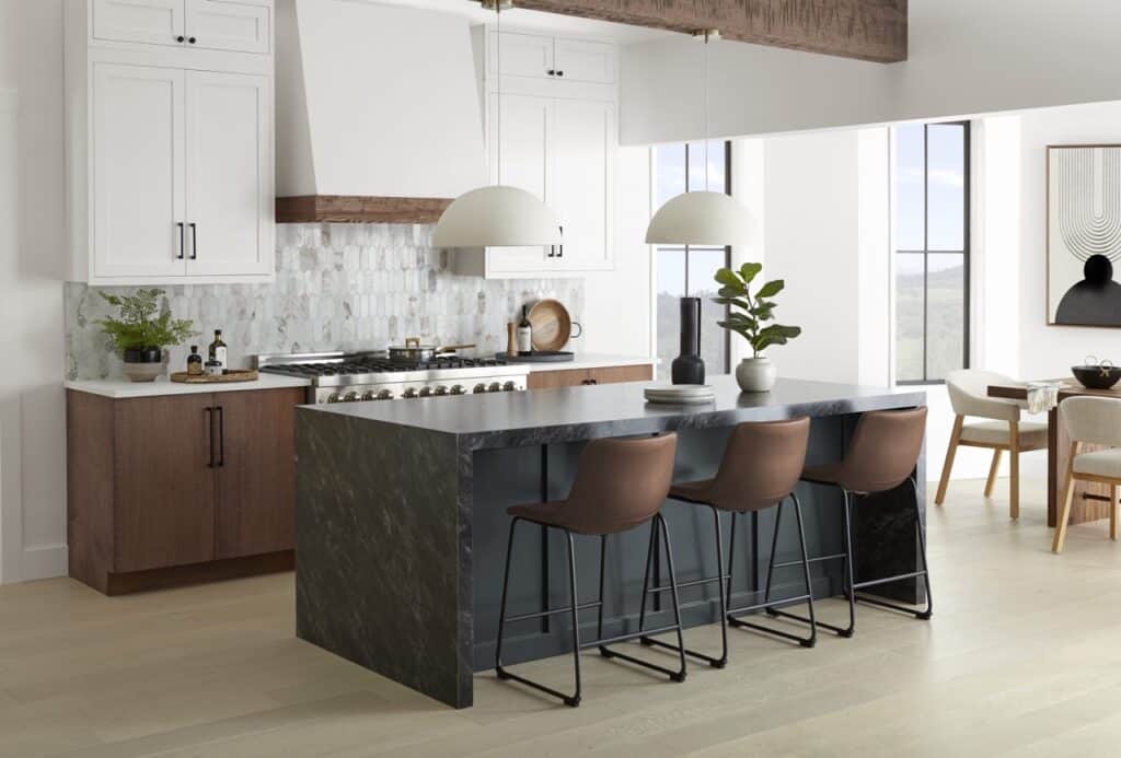 Behr Cracked Pepper Kitchen Island Paint Color Idea