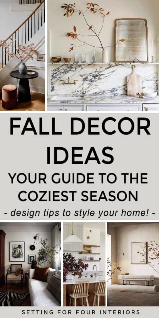 Fall Decor Ideas: Your Guide to the Coziest Season. Design tips to style your home. Setting For Four Interiors. Virtual Interior Design Services