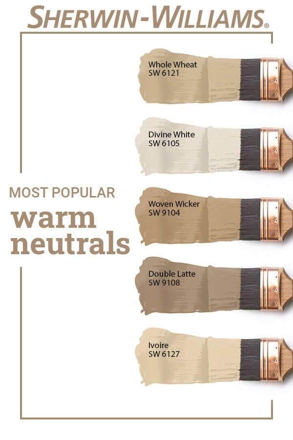 Most Popular Warm Neutral Paint Colors - Sherwin Williams best warm colors. 
Designer and True Color Expert
Setting For Four Interiors
Virtual Interior Design Services