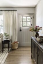 No entryway ideas - walk right into the living room from the front door. Tiny entry inspiration.
