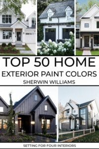 Top 50 Exterior Paint Colors For The Home From Sherwin Williams.Color scheme. Color Palette.