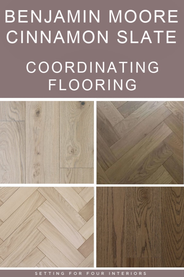 Benjamin Moore Cinnamon Slate Coordinating Flooring. Get expert color advice from a Designer and True Color Expert®. Setting For Four Interiors. Virtual Interior Design Services.