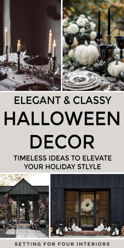 Elegant and Classy Halloween Decor Ideas - Elevate your holiday style. Indoor and Outdoor Halloween Decor Ideas. Halloween decor ideas for the porch, table and more! Elegant and Classy Halloween Decor Ideas - Elevate your holiday style. Indoor and Outdoor Halloween Decor Ideas. Halloween decor ideas for the porch, table and more!