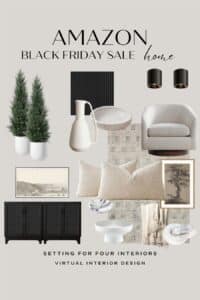 Designer Picks: The Best Amazon Black Friday Home Decor Finds! Cozy, elegant decor ideas for the living room, bedroom and exterior.