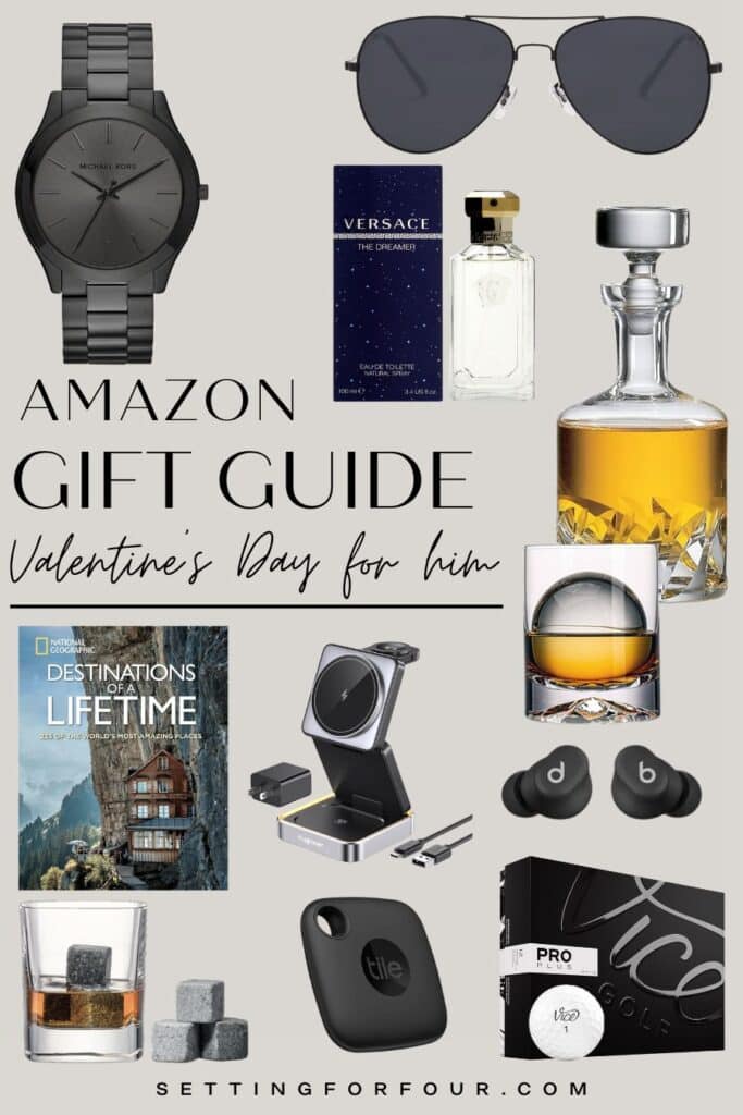 Amazon Valentine's Day Gift Guide - Gifts for Him, Dad, husband, brother, friend, boyfriend, romantic, cute, easy gift ideas, thoughtful, practical