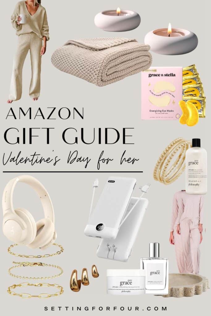 Amazon Valentine's Day Gift Guide - Gifts for Her, for mom, sister, wife, daughter, best friend, girlfriend, teacher, easy, budget, affordable gift ideas