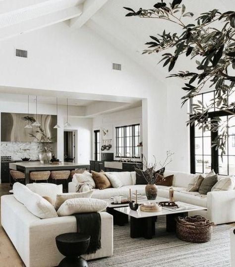 Neutral Living Room Furniture Layout and Color Scheme. cozy, elegant, modern, transitional, minimalist, organic, color ideas, furniture arrangement, sectional, sofa, coffee table ideas, open concept layout