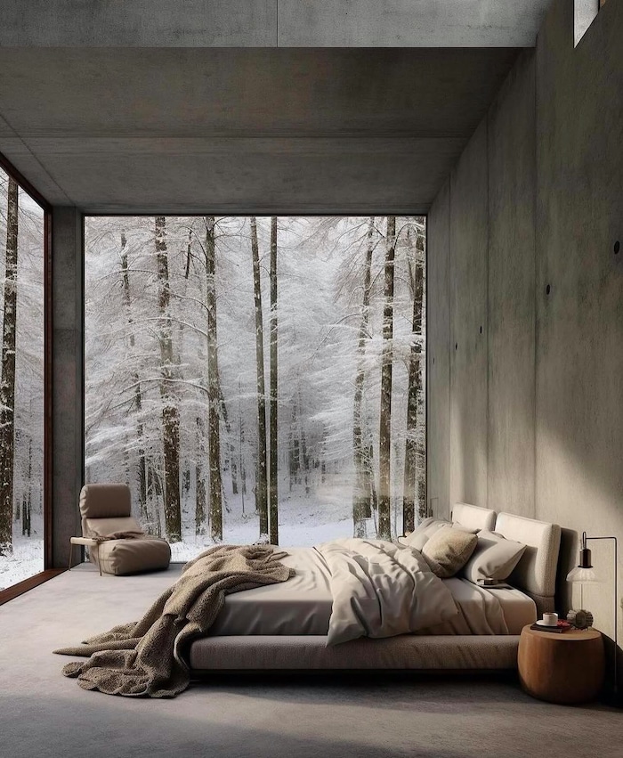 Winter Bedroom Decor Ideas. cozy winter aesthetic, modern, contemporary, transitional, design ideas, designer, interior design