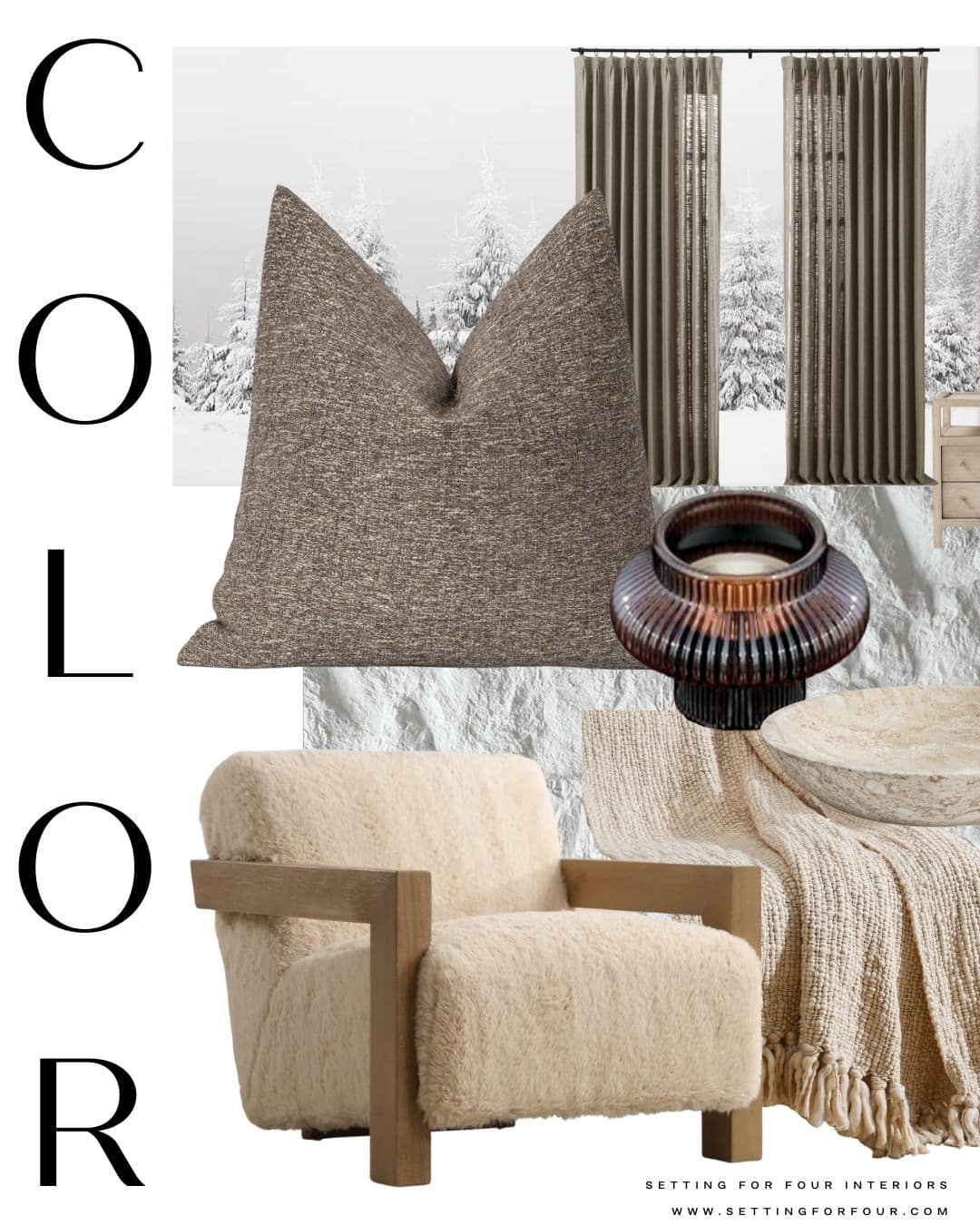 Organic Modern Bedroom Design: Calm & Cozy Aesthetic - Setting For Four ...