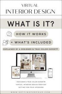 Virtual Interior Design Services by a True Color Expert® - Setting For ...