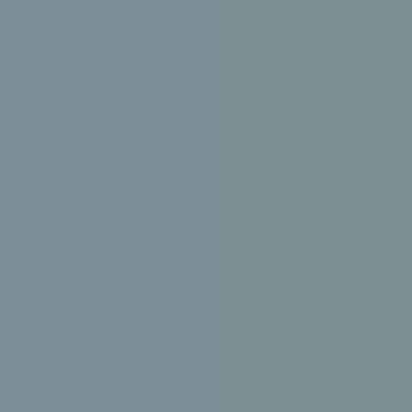 Valspar Cottage Door paint color swatch showing a muted medium blue-gray shade selected as the Valspar Color of the Year 2027.